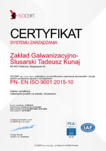 certyfikat